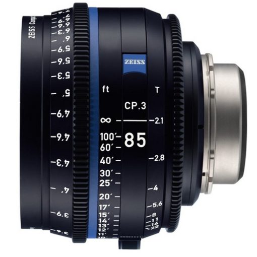 Ống Kính ZEISS Compact Prime CP.3 85mm T2.1 (PL Mount, Meters)